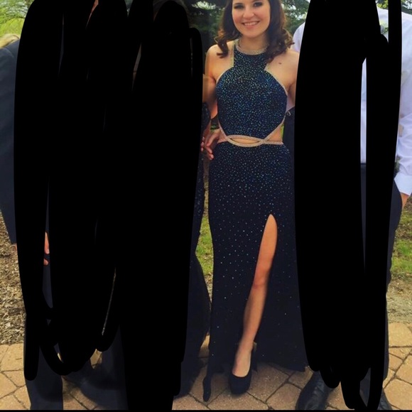 Jovani Backless Prom Dress - Picture 1 of 6